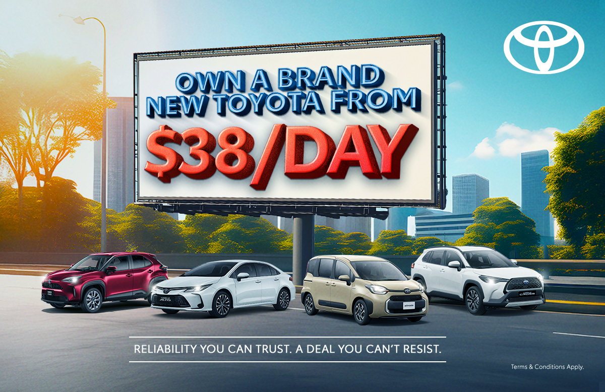 Owning a brand-new Toyota is now within reach! 🚗 From just $38/day ...