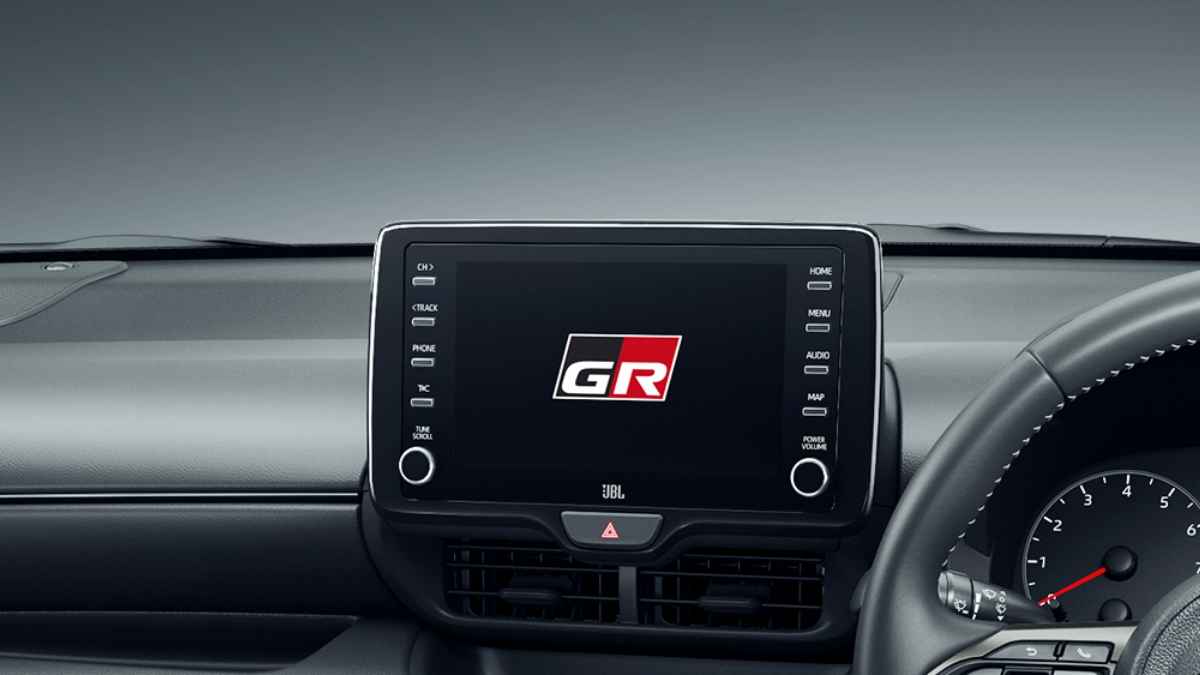 GR Yaris multimedia system with smart connectivity