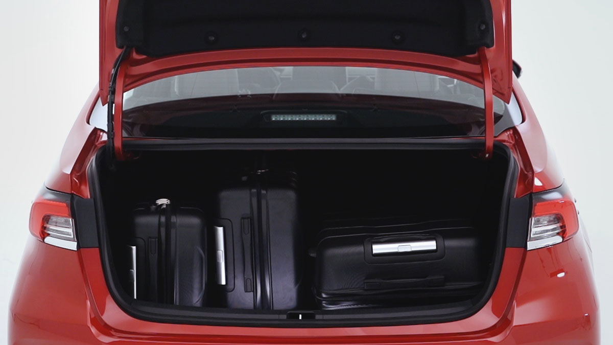 Ample luggage space