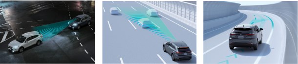 toyota safety sense features of pre-collision system, DRCC and LTA