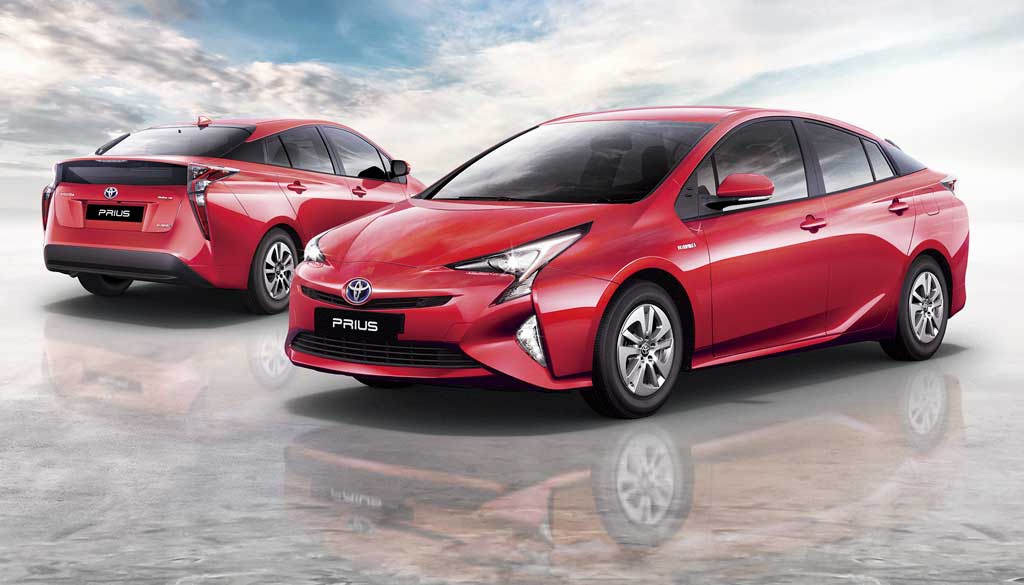 Toyota Prius Hybrid Car View Price Specs Background