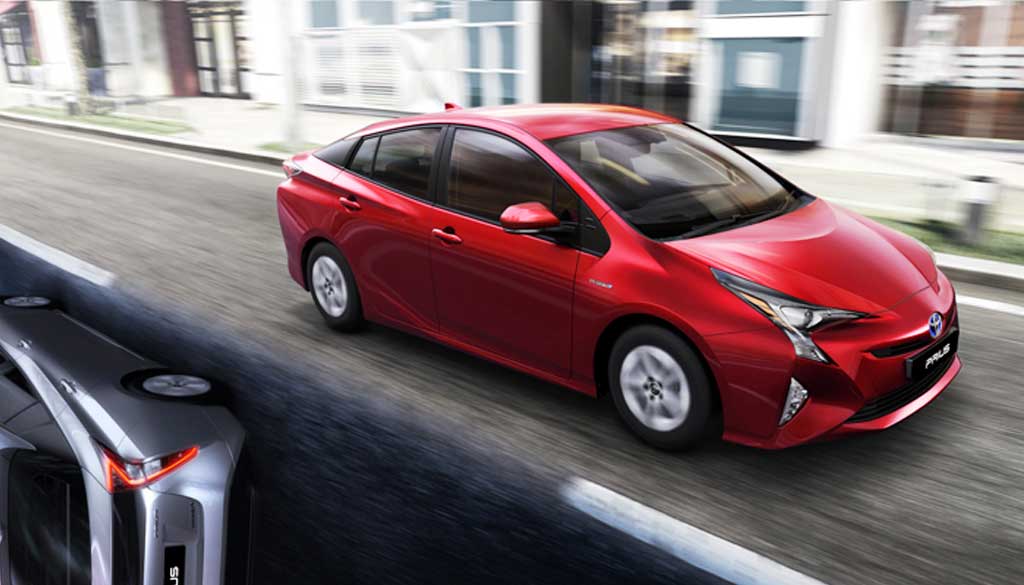 Toyota Prius Hybrid Car View Price Specs Background