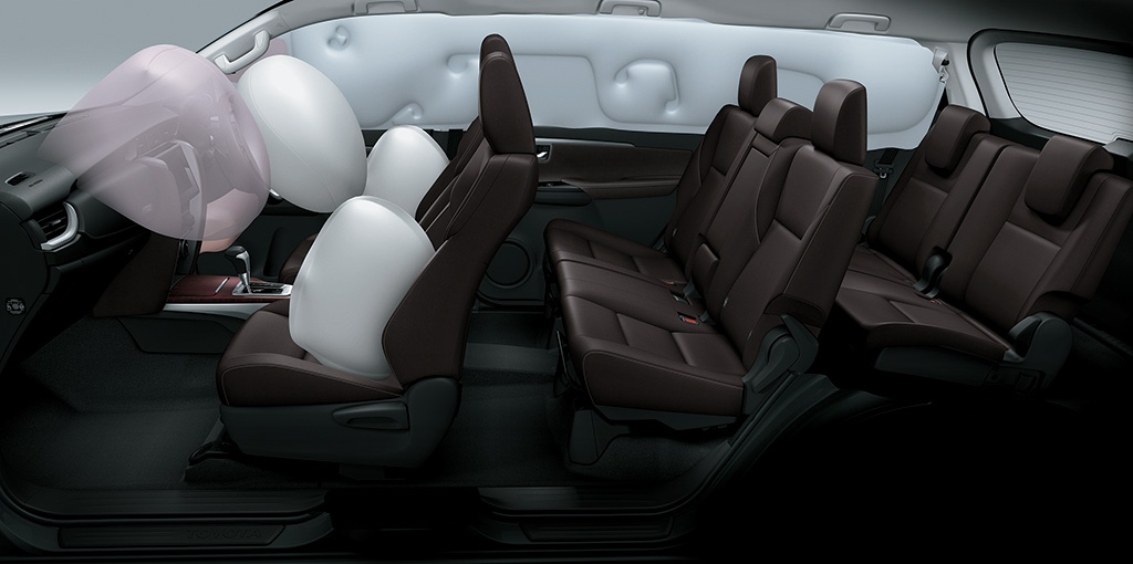Toyota Fortuner - 7 SRS Airbags