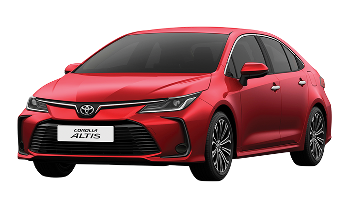 Red Toyota Corolla